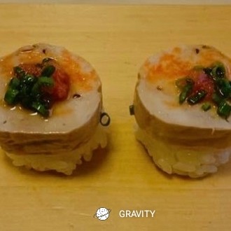 ④那珂湊お寿司屋さんのあん肝握り