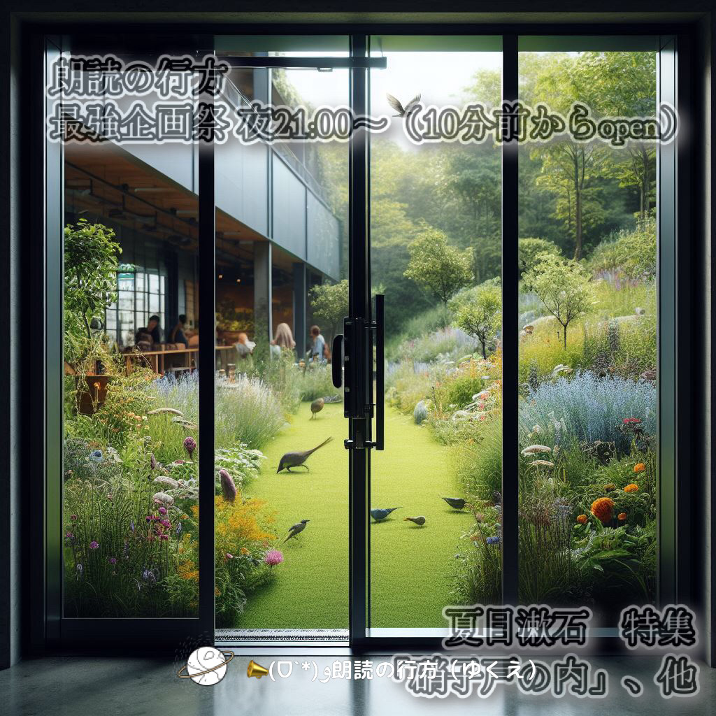 10月最強企画祭「硝子戸の中」