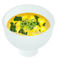 ワカメたまごスープ