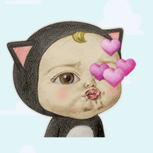 スタンプめっちゃ使う