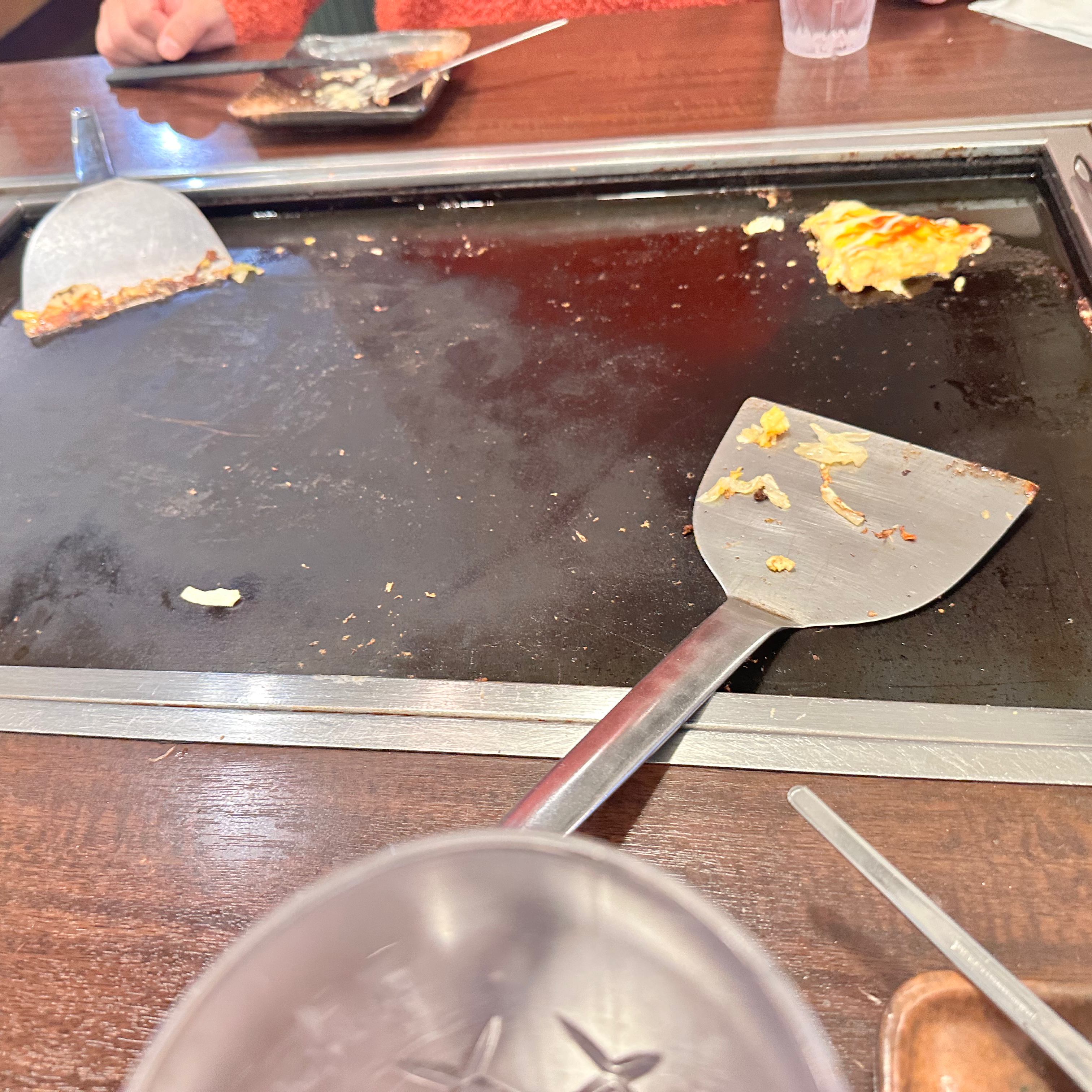 ヘラについたかす