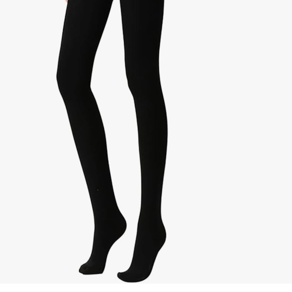 普通の黒のタイツにする