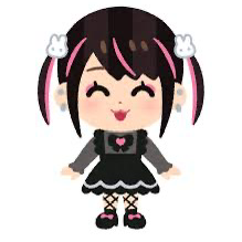 地雷系のイラスト