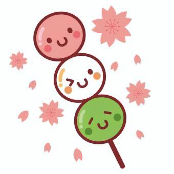 きなこがかかった団子