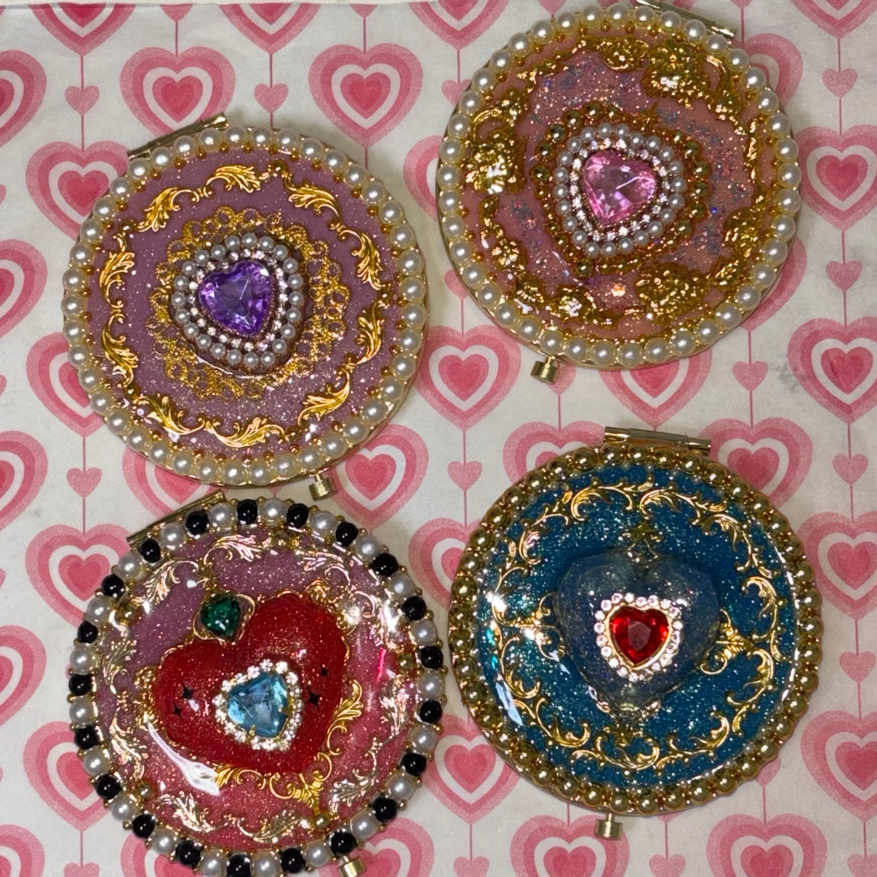 デザインお任せ✨コンパクトミラー