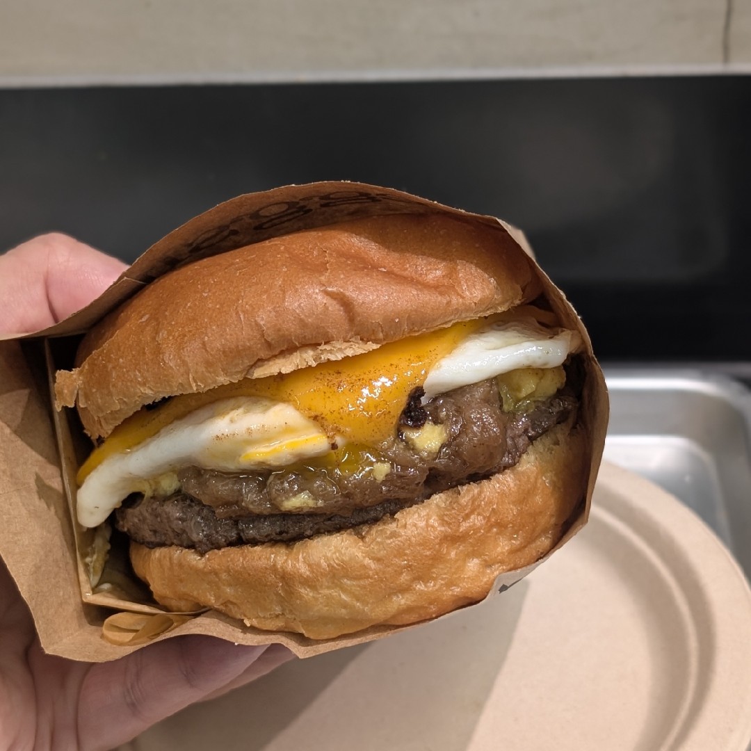 エッグバーガー！