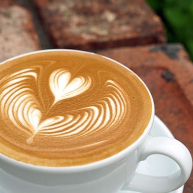 コーヒーのカプチーノ