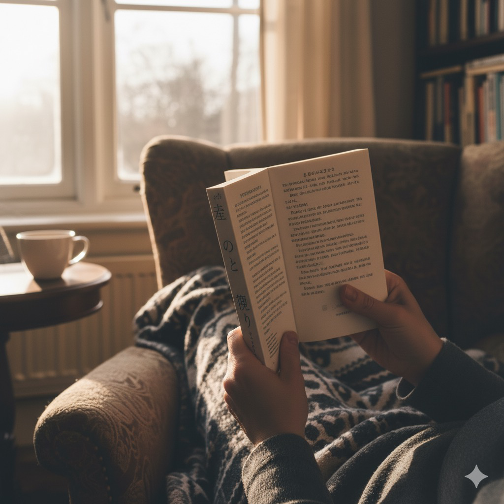 きれいに開いて読む派