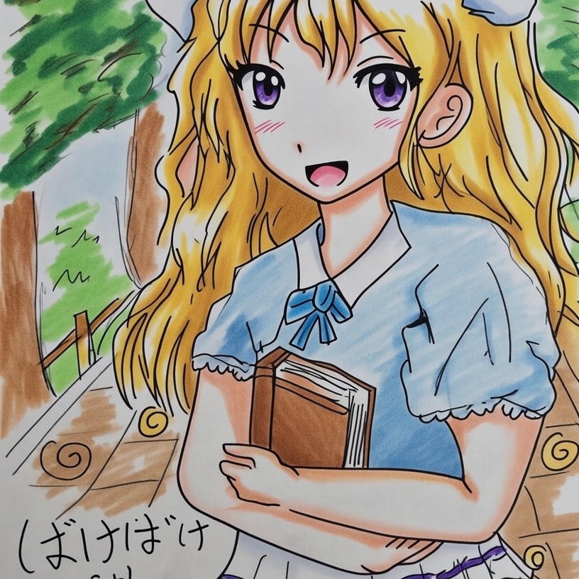 手書きで完成させても手伝ったら