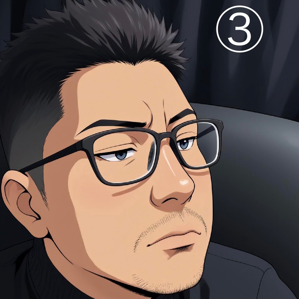 顔に似合わず動物に弱いイカつい系