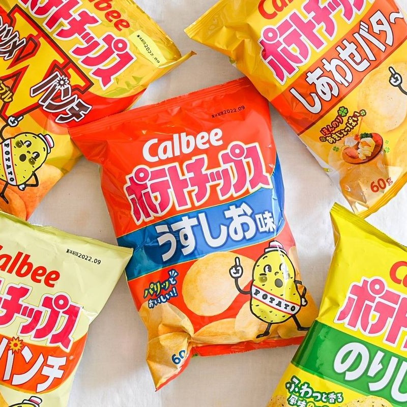 Calbeeのポテトチップス🥔