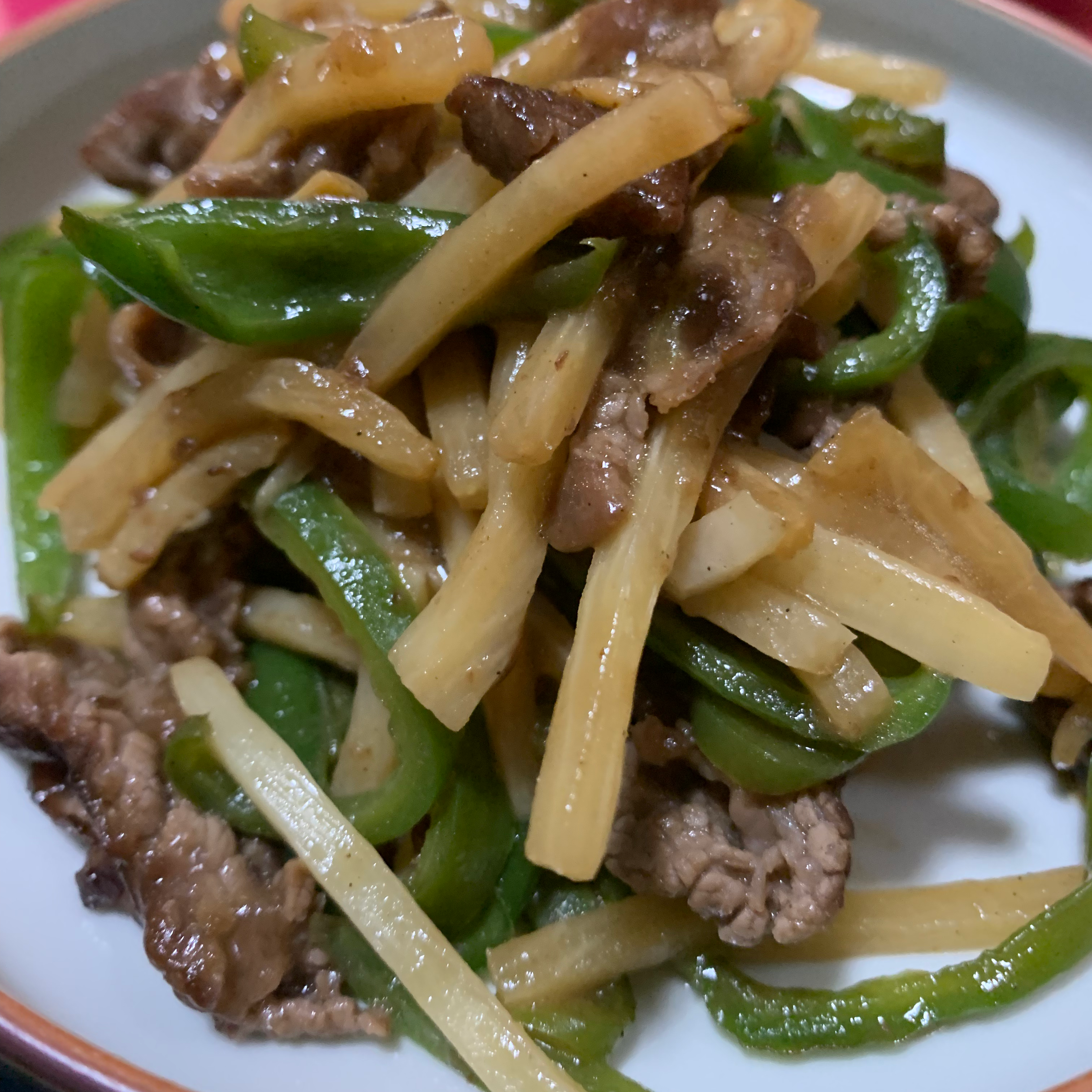 青椒肉絲が食べたい