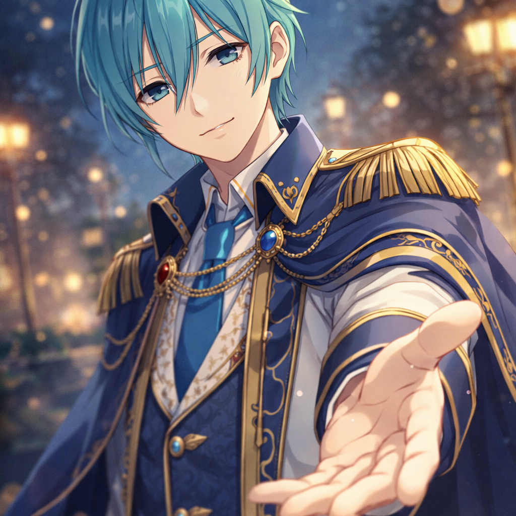 🖤静かに隣に立つ低音ミク王子