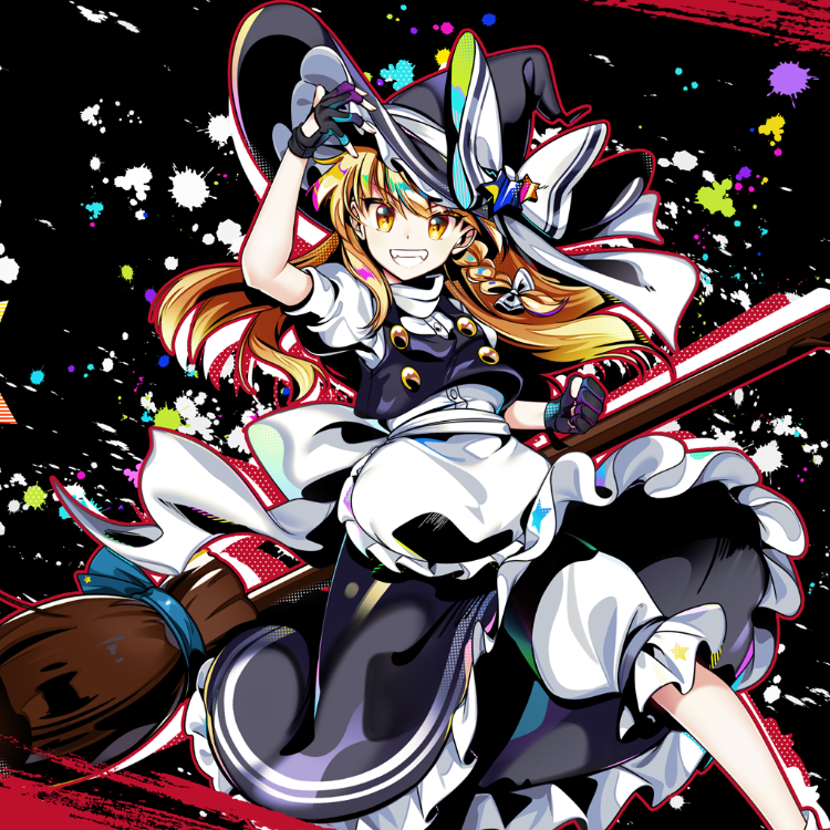 自由帳を魔理沙で埋める