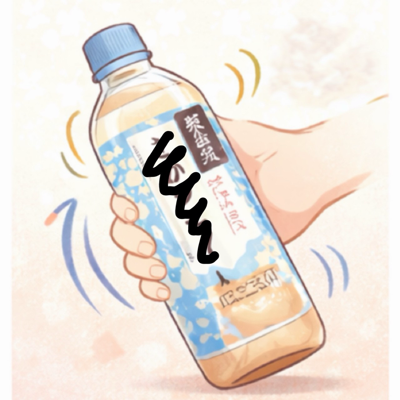 2～3回くらい軽く振る