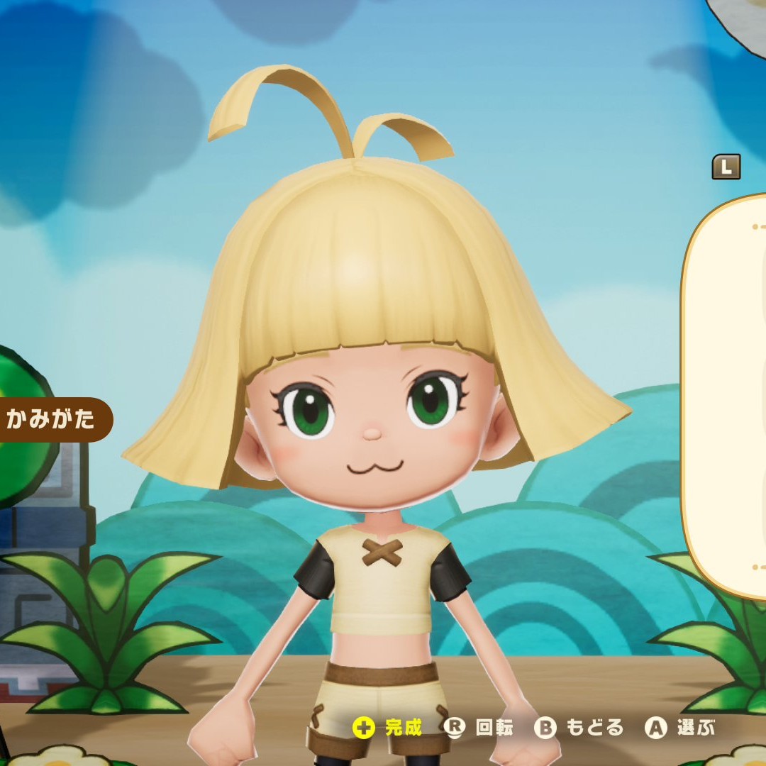 キャラクリとコーデお披露目☆