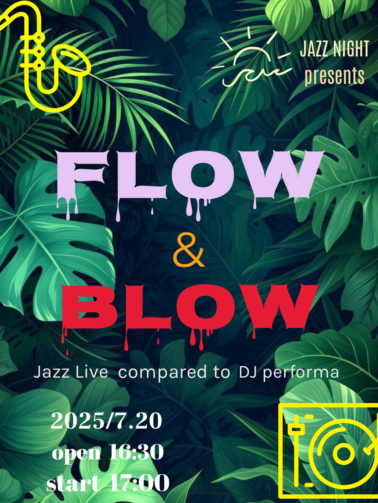 JAZZ NIGHT 『Flow&Blow』