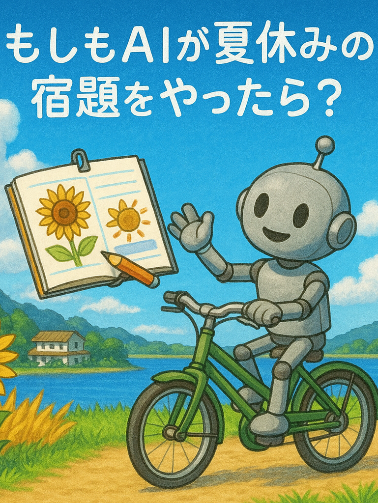 もしもAIが夏休みの宿題をやったら？