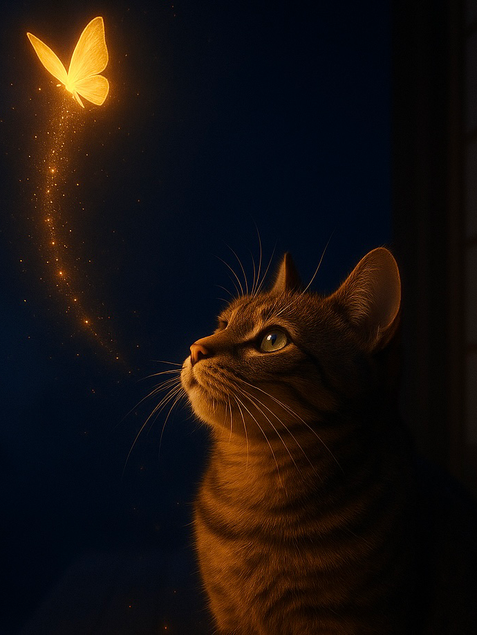 🕯 ひかりの訪れ — 静かな夜の幻想