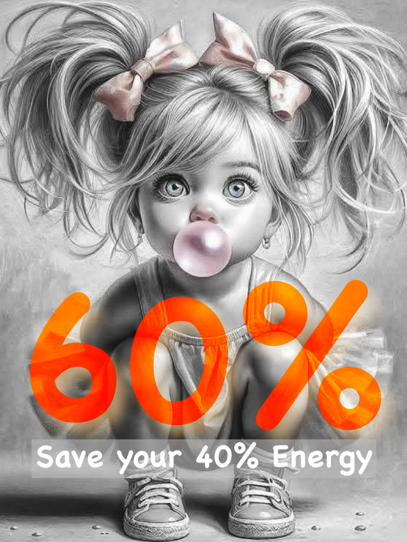 Max60%で動くのだ＊節約でご褒美