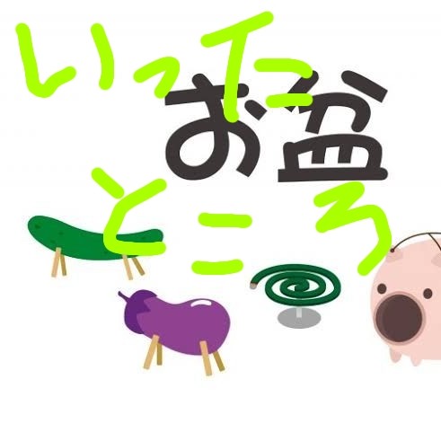 盆休みどうしてますか？