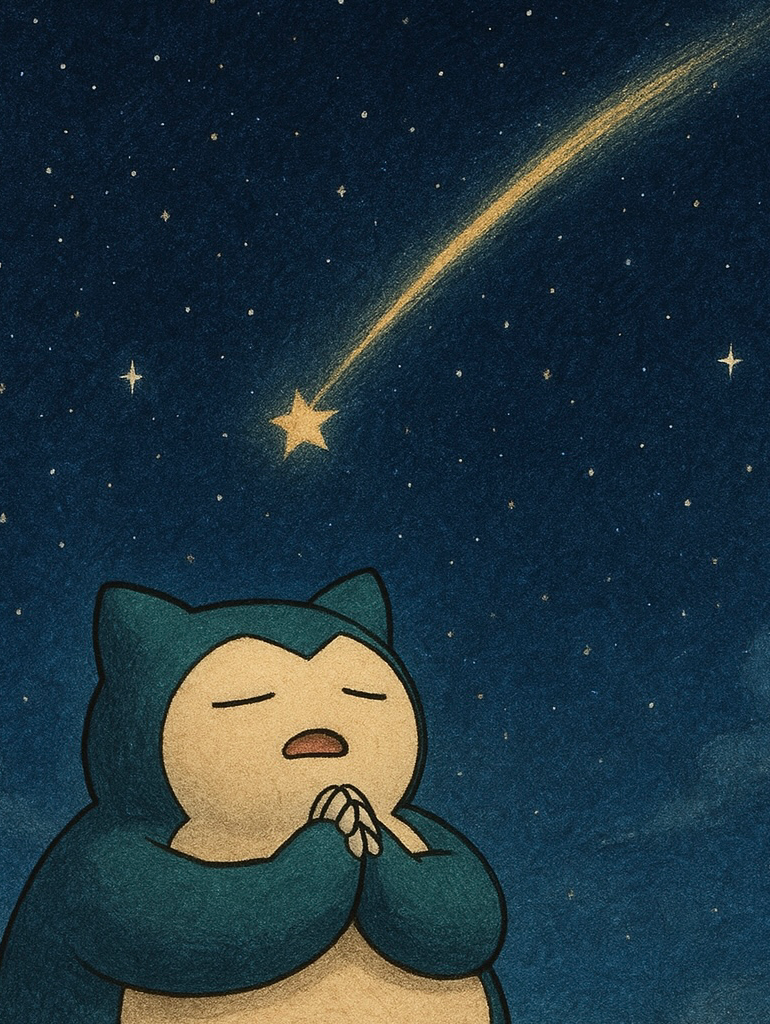 カビゴンに願いを……