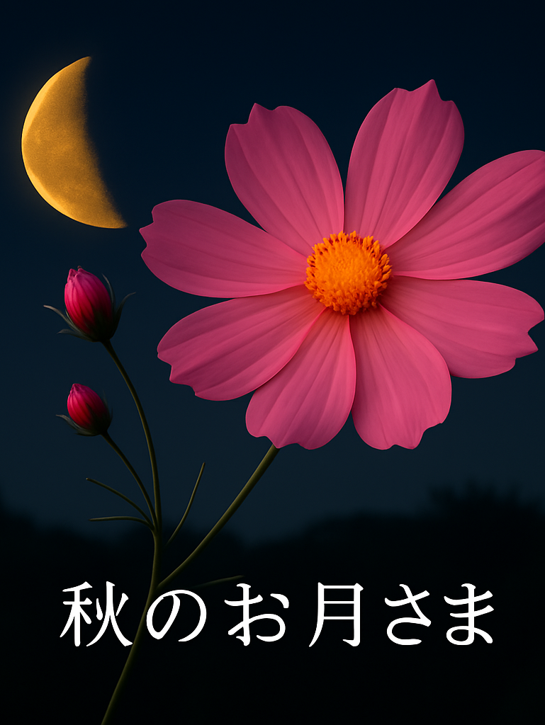 秋のお月様を観よう