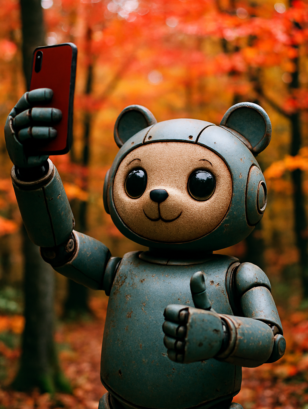 紅葉をテーマにした、"大喜利お題の星"に投稿して楽しい画像