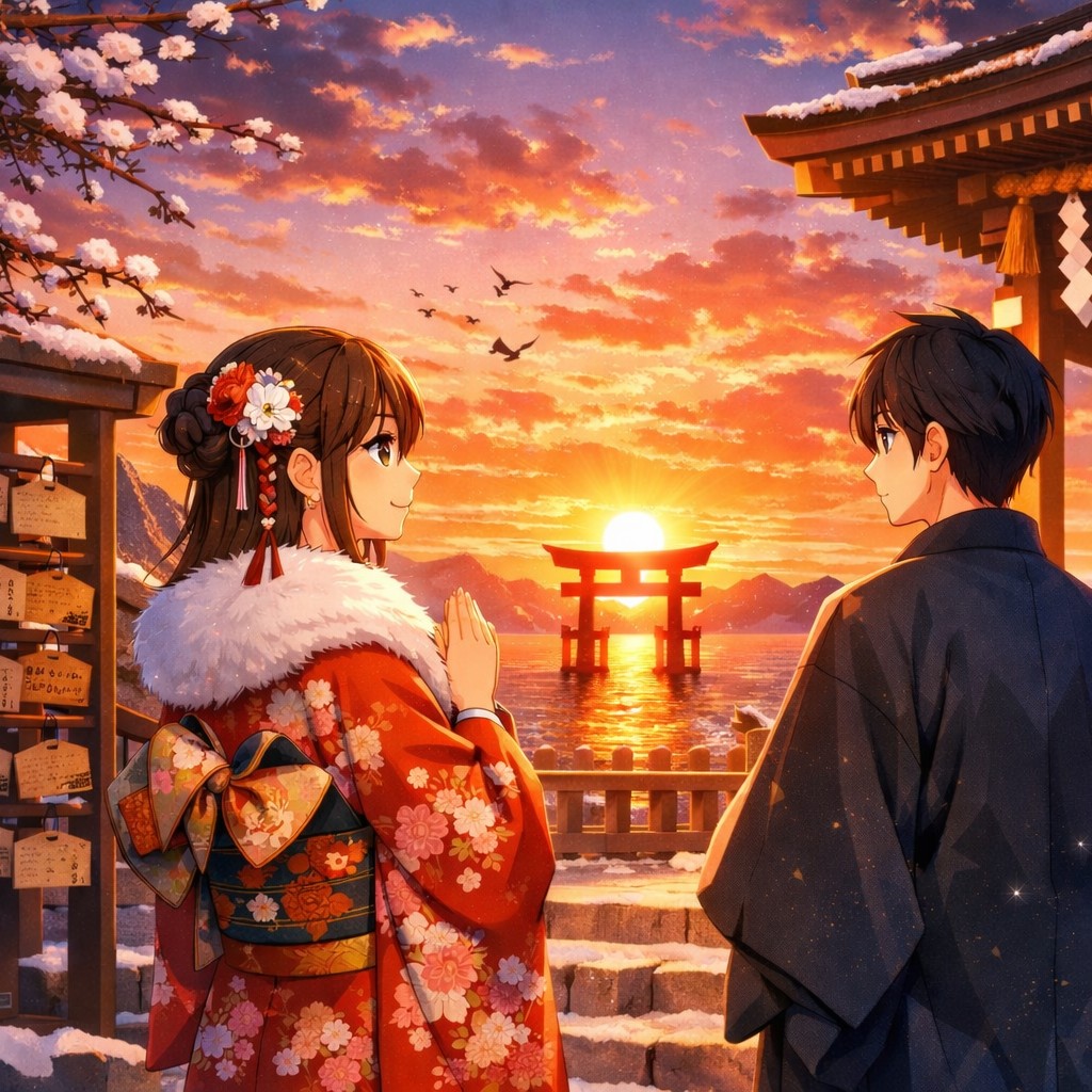 新年の抱負を誰よりも早く、想いを込めて神仏へ奉げよう❗