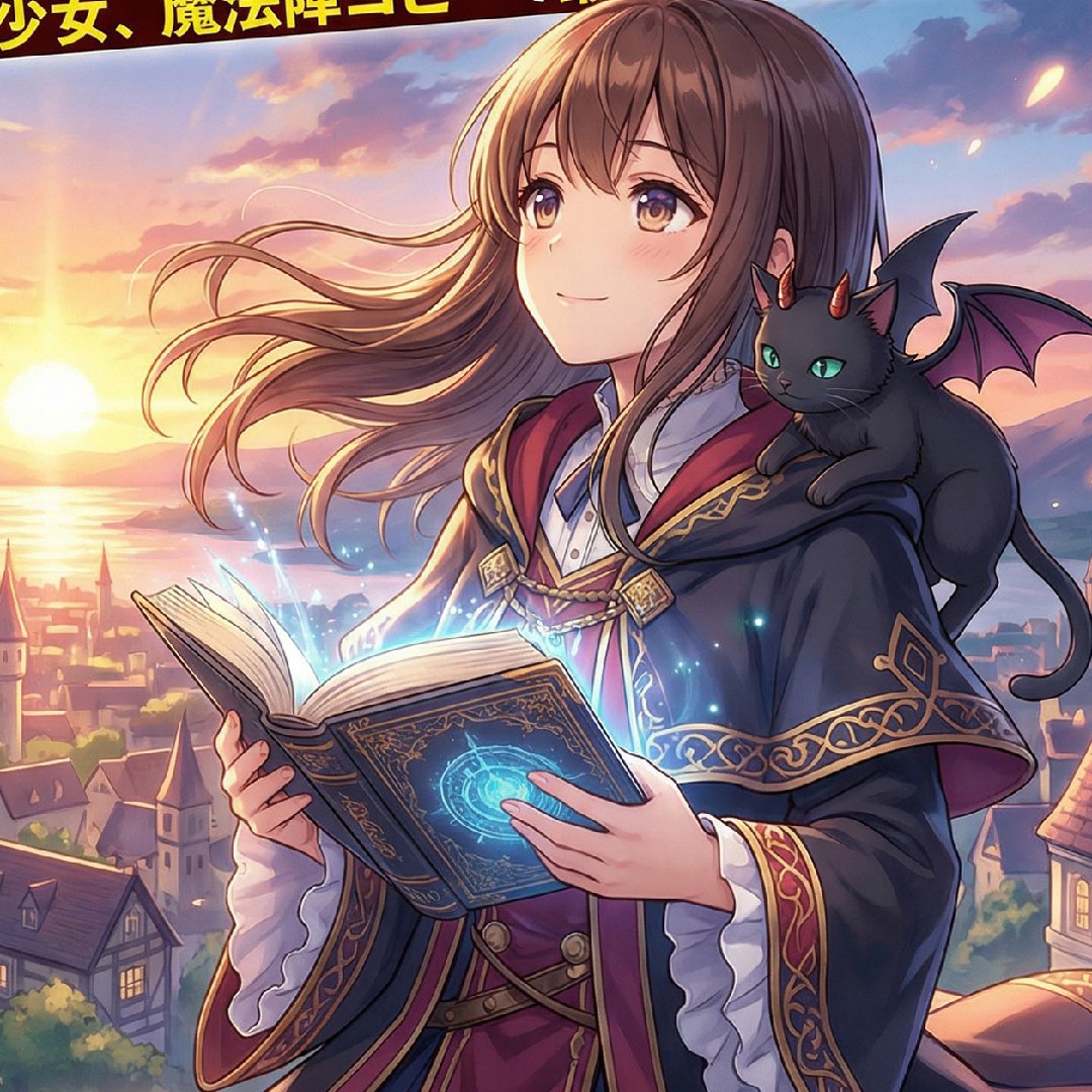 ローブを着た少女