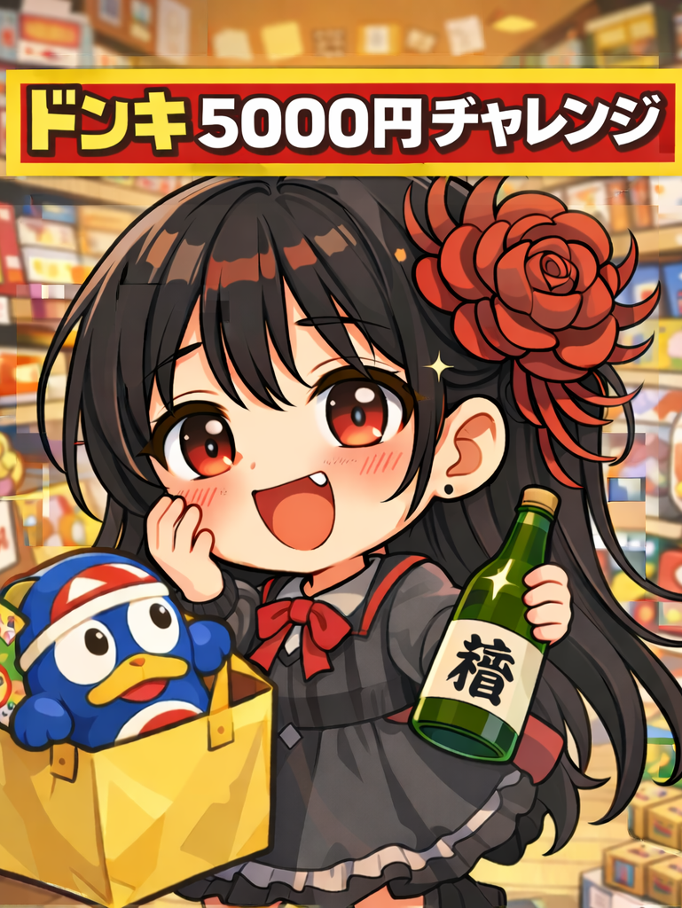 しょるのドンキ5000円チャレンジ