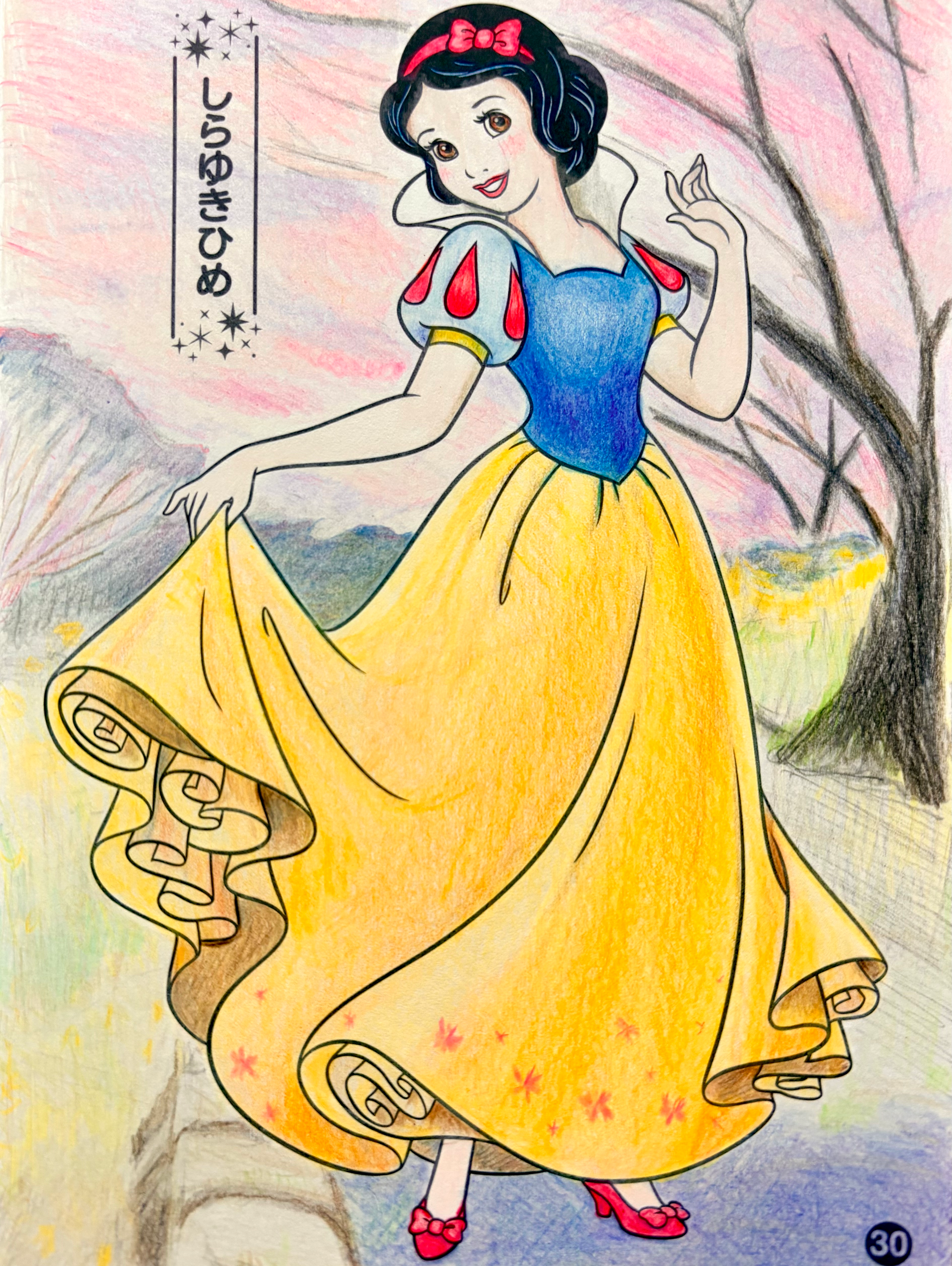 🌸塗り絵で集める春🌸