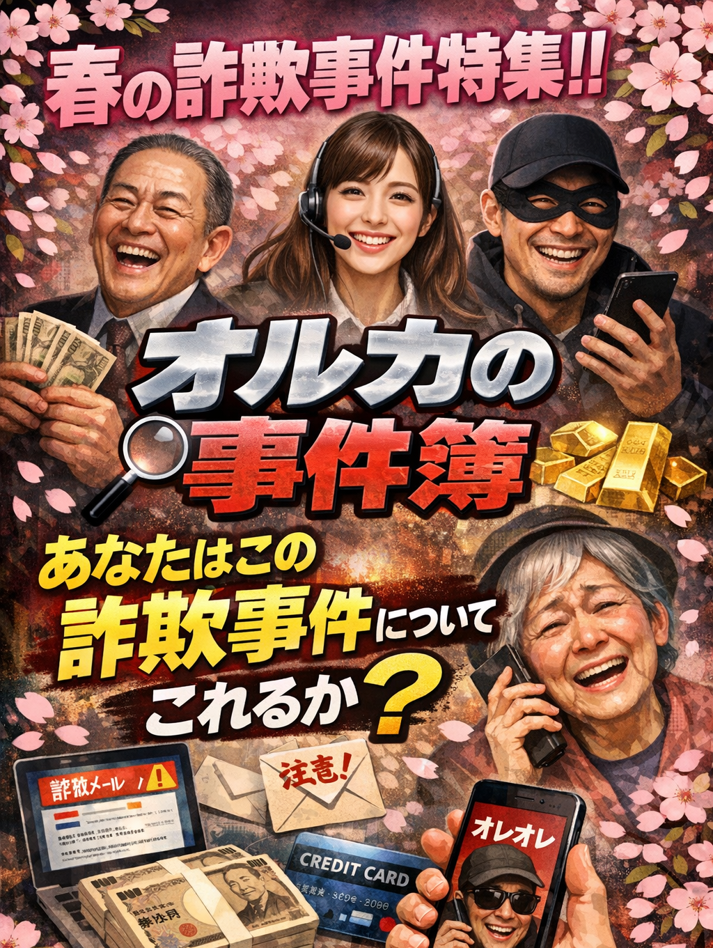 オルカの事件簿春の詐欺特集第1弾‼️再放送｢豊田商事事件｣