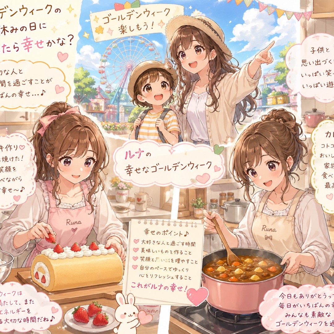 GW連休やお休みの日のささやかな幸せ🍀