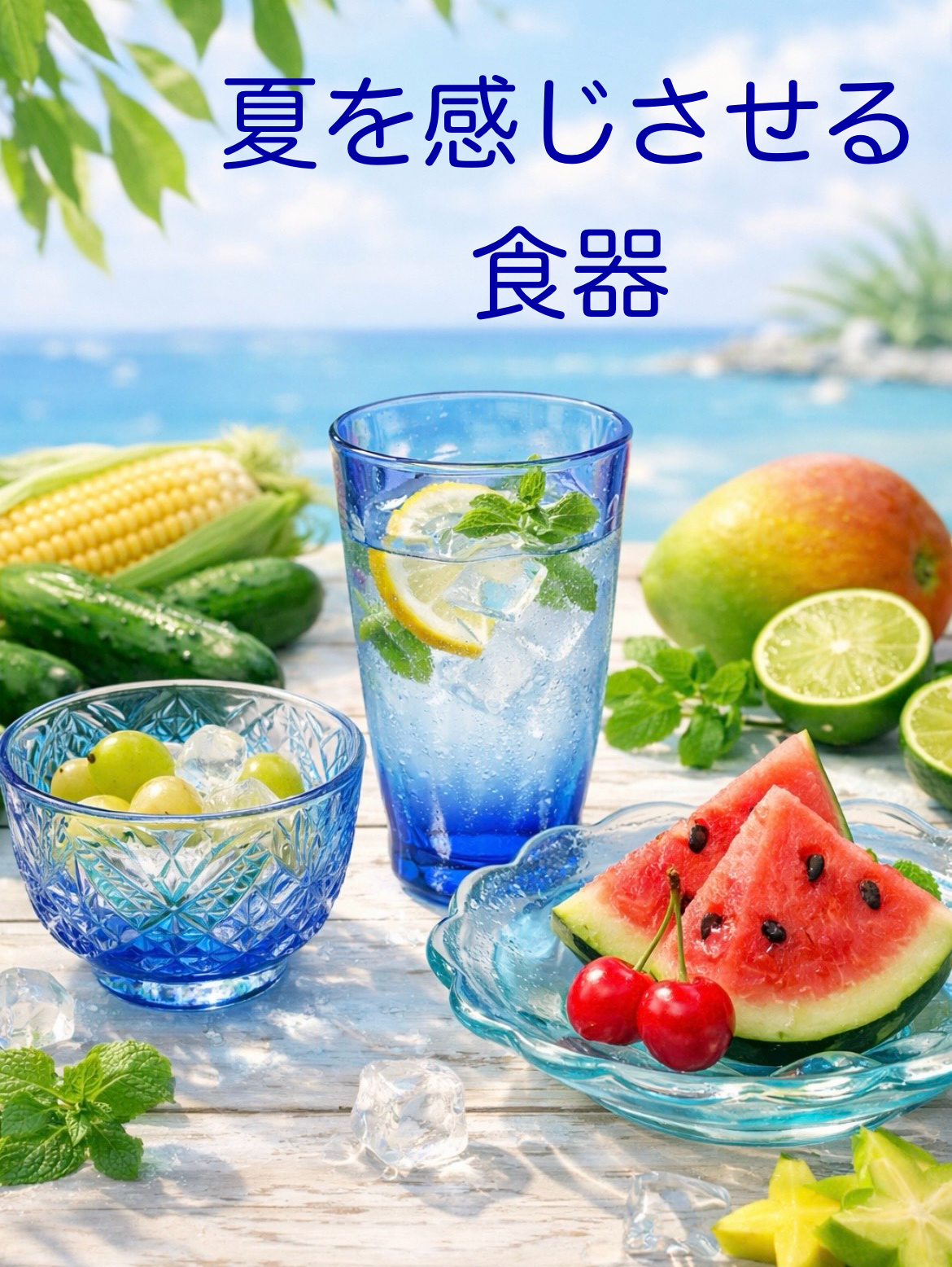 🌻夏を感じさせる食器🍉