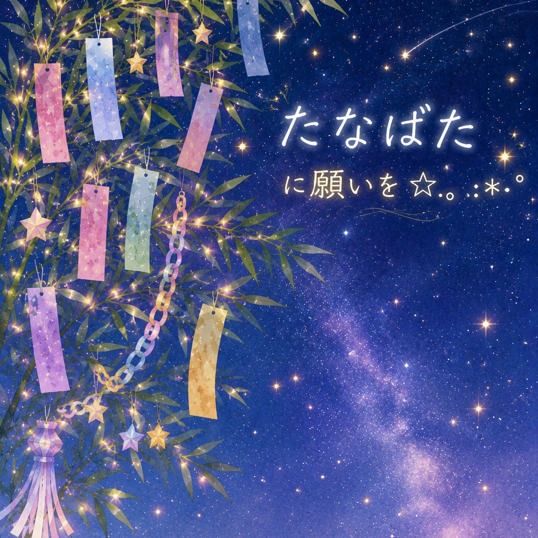 たなばた🎋に願いを☆。.:＊・゜