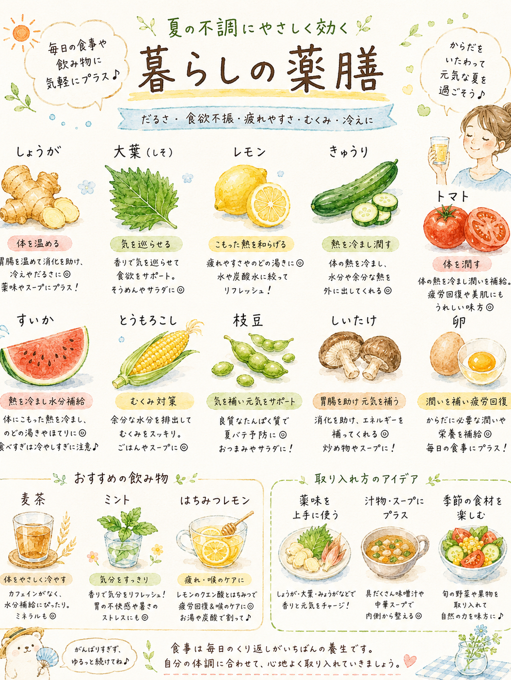夏を乗り切るゆる薬膳