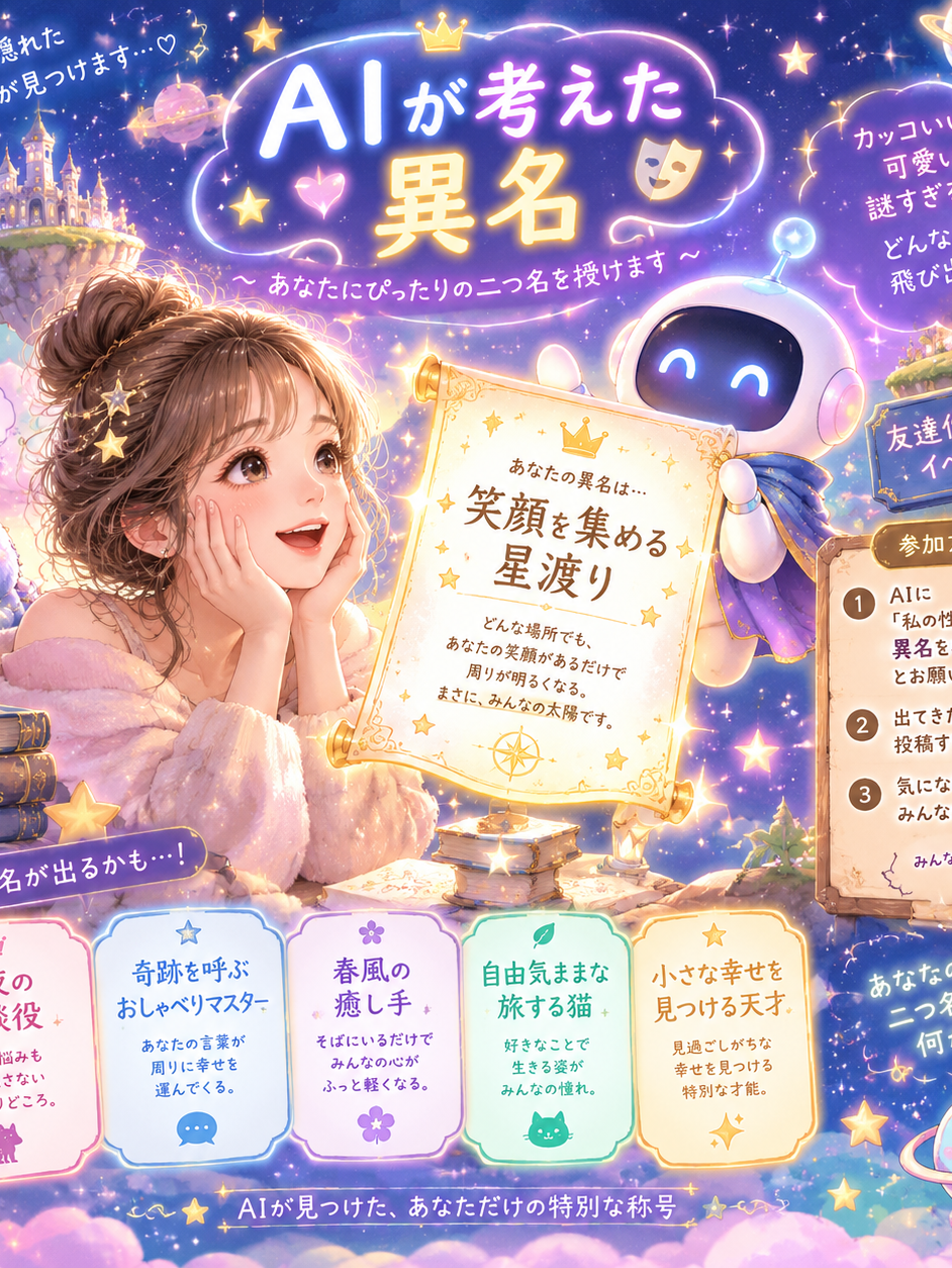 🎭AIが考えた異名
