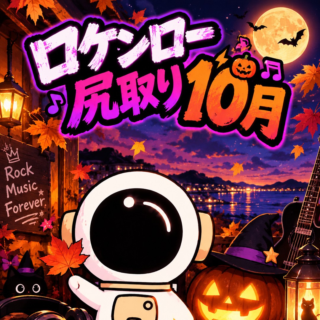 ロケンロー尻取り10月