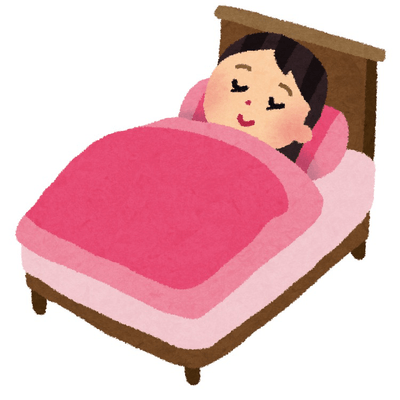 頑張って寝付こうの星