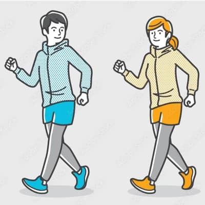 ウォーキングの星