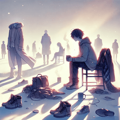 しろいほうの机の星