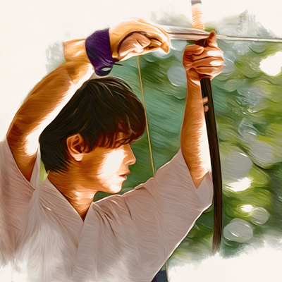 礼儀と調和・弓道の星