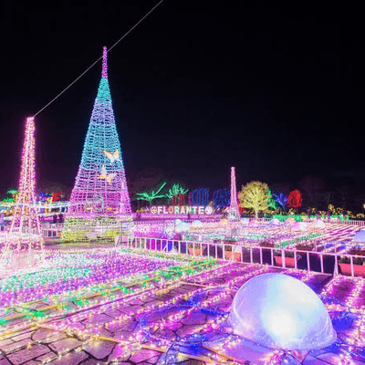 イルミネーションの星