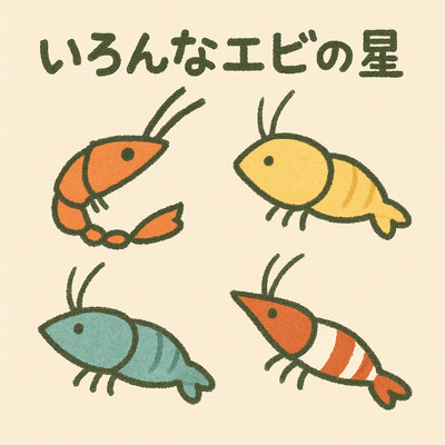 色んなエビの星