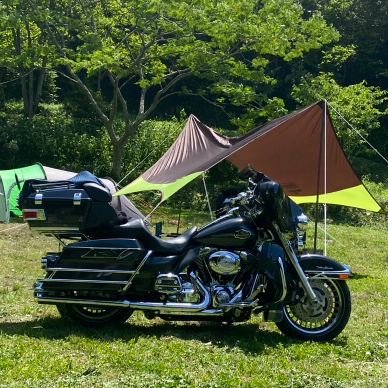 バイクキャンプの星