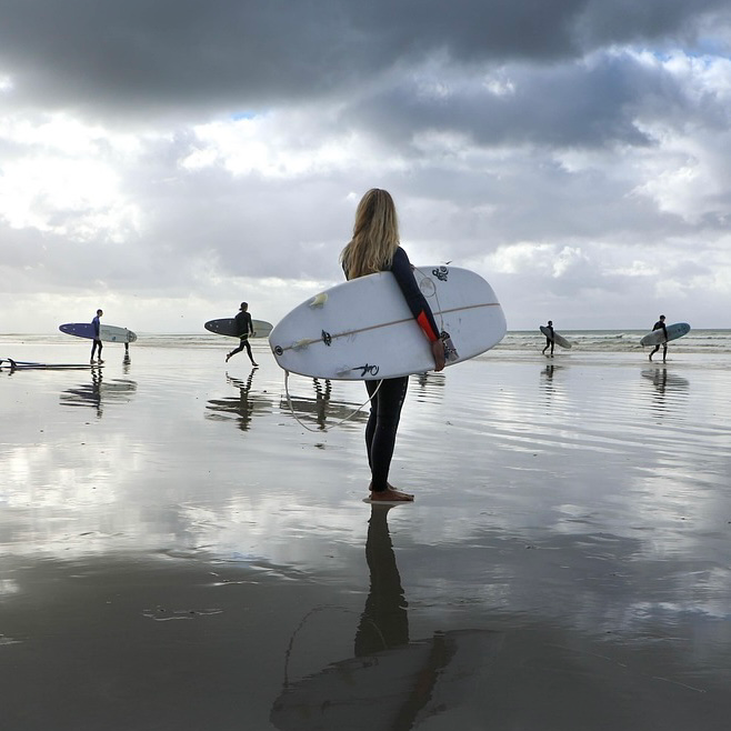 サーフィンの星