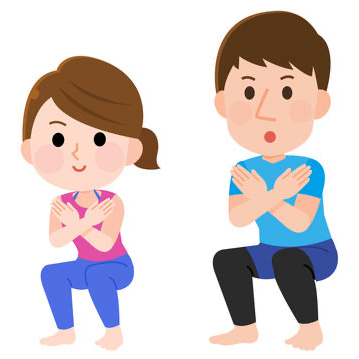 毎日スクワットの星