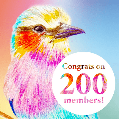 鉛筆画・色鉛筆画の星