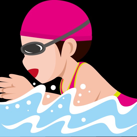 水泳大好きの星